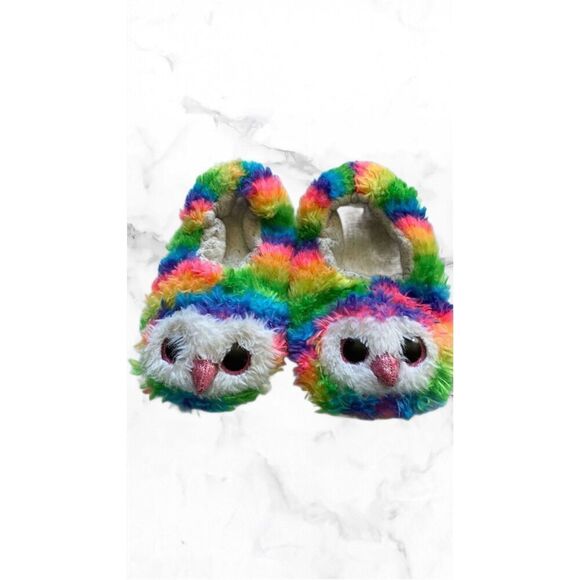 TY kids preloved slippers, owls - Picture 2 of 4